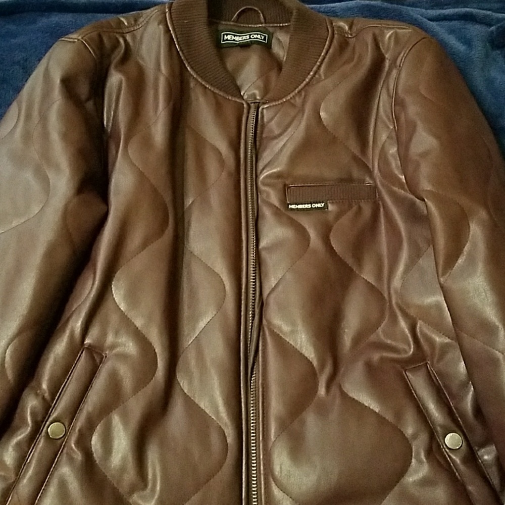 Members Only Leather Jacket